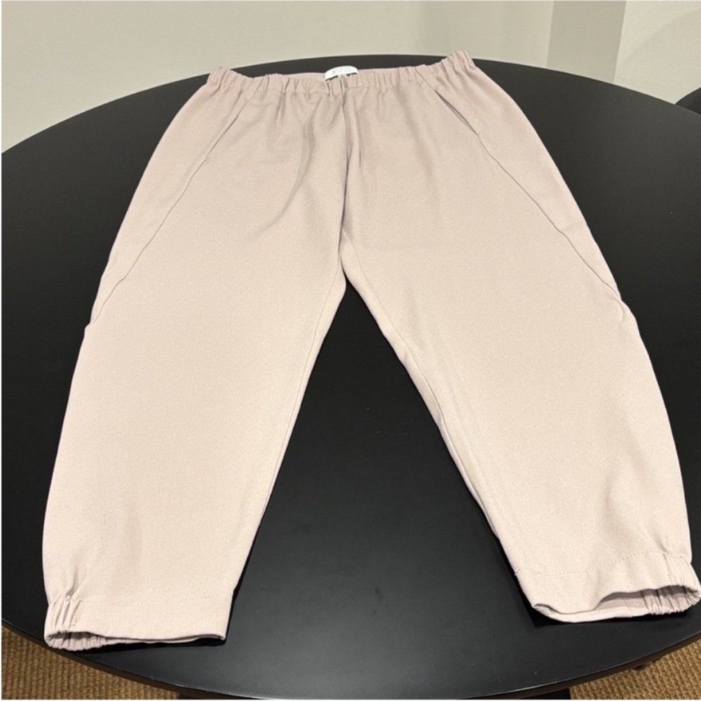 Babaton Aritzia Women's Soft Beige/Taupe Dexter Joggers pants Sz:S - Picture 6 of 9